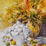 Les fruits, G. Lehuen, techniques mixtes, 58x42